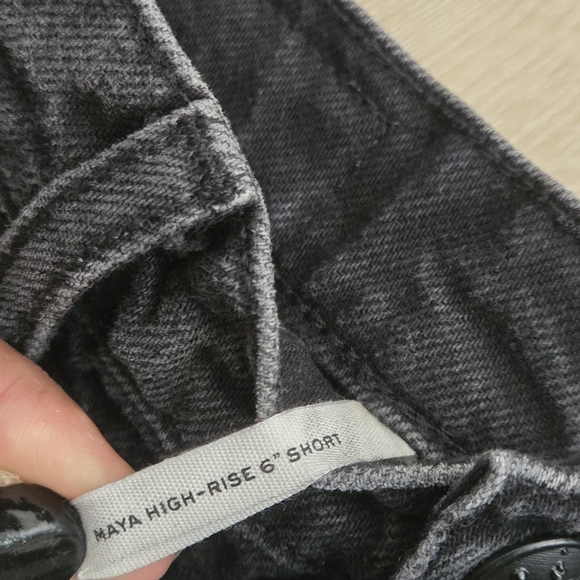 Rag & Bone Maya High Rise 6” Short in Black Modest Size 23 - Picture 7 of 11